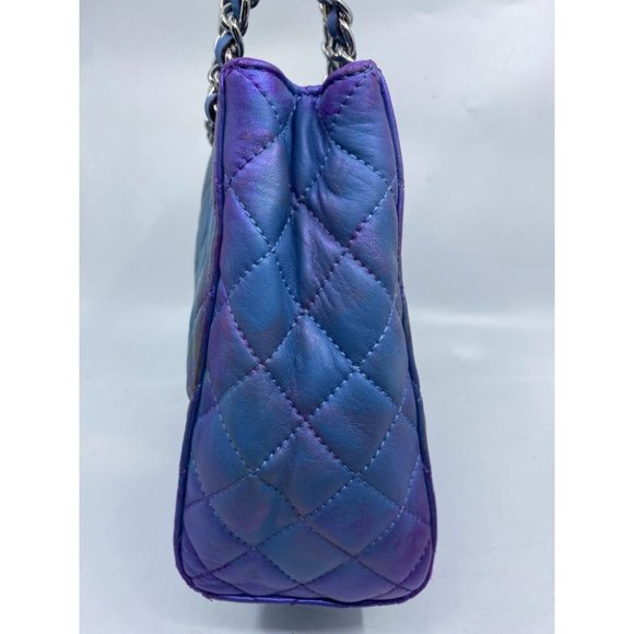 Michael Kors Blue Purple Customized Tote Bag - Picture 3 of 15